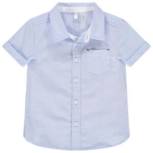 camisa mangas cortas à bolsillo pecho 