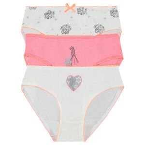 Pack de 3 braguitas de algodón con estampado Forzen  Main Pack de 3 braguitas de algodón con estampado Forzen
