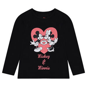 Camiseta de manga larga de punto ©Disney con estampado de Mickey y Minnie  Main Camiseta de manga larga de punto ©Disney con estampado de Mickey y Minnie