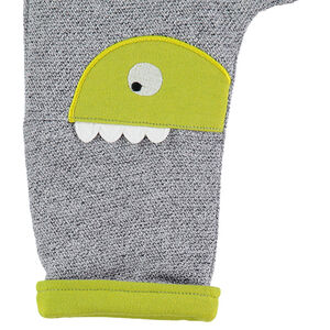 Pantalón de felpa de fantasía con parche de dinosaurio 