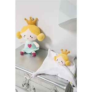 Peluche plano de princesa de jersey y terciopelo 