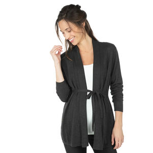 Chaqueta de premamá de punto sin botones 