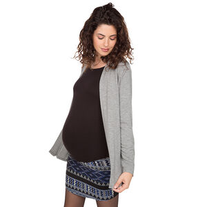 Chaqueta premamá con tela de fantasía 