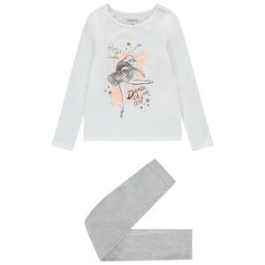 Pijama de jersey estampado bailarina   Main Pijama de jersey estampado bailarina
