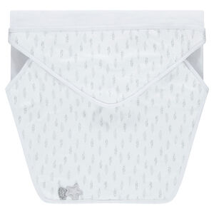 Manta de punto con estampado all over 