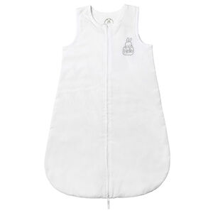 Saquito de popelina de algodón sin mangas. 