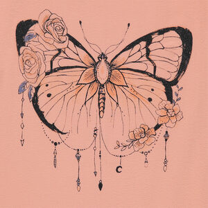 Júnior - Pijama de punto con mariposa estampada  Main Júnior - Pijama de punto con mariposa estampada