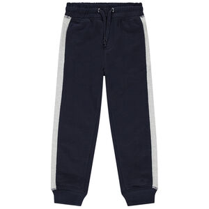 Pantalón de jogging de felpa con bandas laterales 