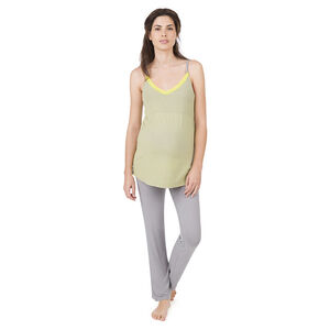 Camiseta homewear de premamá con encaje 