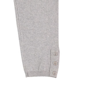 Legging de punto con botones de fantasía 