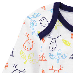 Lote de 5 bodies manga larga estampados de venados 