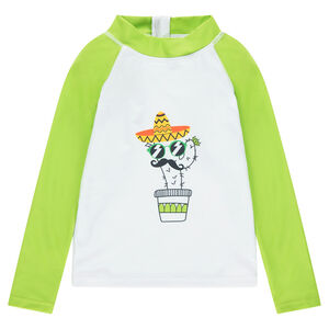 Camiseta de manga larga antirrayos UV con estampado de cactus 