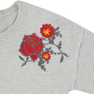 Júnior - Jersey de punto con forma amplia y dibujo de fantasía 