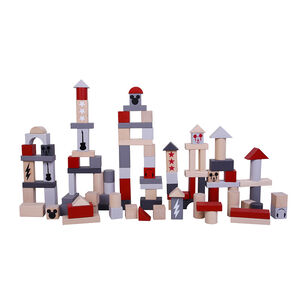 Bloques de construcción de madera Mickey 100 piezas 