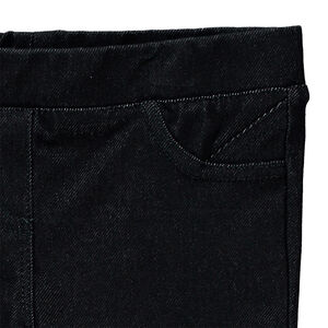 Júnior - Jeggings de imitación vaquero con efecto desgastado 