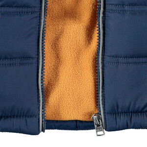 Anorak acolchado con forro de micropolar 