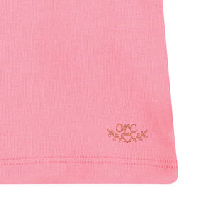 Camiseta interior lisa con de cuello vuelto con logo estampado 
