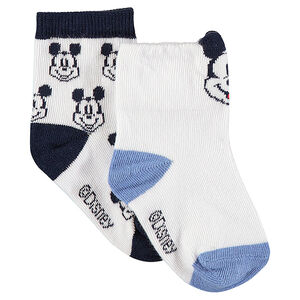 Juego de 2 pares de calcetines variado de Mickey de ©Disney en jácquard  