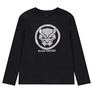 Júnior - Camiseta de punto de manga larga con estampado de black Panther ©Marvel 