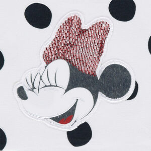 Vestido sin mangas de punto y con lunares all over con parche de Minnie ©Disney   Main Vestido sin mangas de punto y con lunares all over con parche de Minnie ©Disney