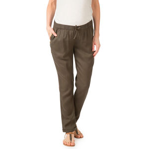 Pantalón de premamá de tencel corte amplio 