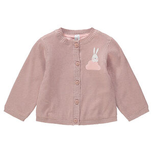 Gilet en maille doublé jersey avec nuage brodé  Main Gilet en maille doublé jersey avec nuage brodé