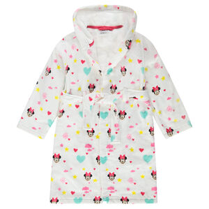 Albornoz de algodón absorbente con estampado Disney Minnie 