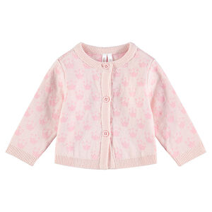 Chaqueta de punto con dibujo de jacquard all over 