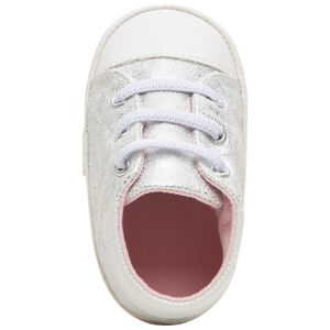 Zapatillas flexibles para bebé plateadas con elásticos  Main Zapatillas flexibles para bebé plateadas con elásticos