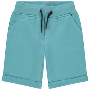 Bermudas de felpa jaspeada. 