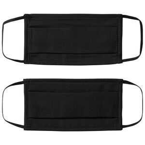 Pack de 2 mascarillas de tela niño - Negro 