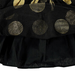 Falda corta de tul con estilo tutú y grandes lunares dorados brillantes  Main Falda corta de tul con estilo tutú y grandes lunares dorados brillantes