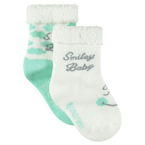 Juego de 2 pares de calcetines variados con motivos ©Smiley Baby 