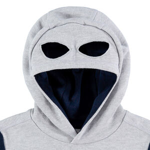 Sudadera de felpa con estampado ©Marvel Spiderman y capucha de efecto máscara 