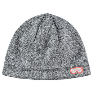 Gorro de punto polar con parche cosido con forma de máscara  Main Gorro de punto polar con parche cosido con forma de máscara