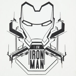 Júnior - Camiseta de punto de manga larga con estampado de ©Marvel Iron Man 