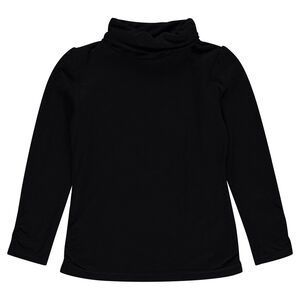 Sous-pull en jersey slub à col roulé 