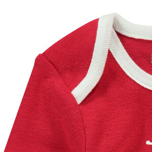 Lote de 5 bodies manga larga con abertura adaptada a la edad 