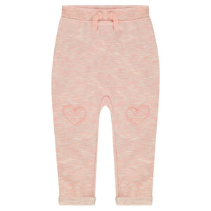 Pantalon de jogging en molleton twisté avec patchs 