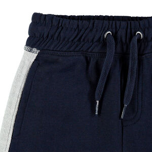 Pantalón de jogging de felpa con bandas laterales 