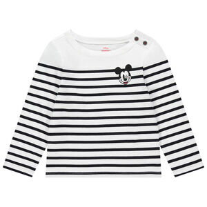 Marinière en jersey broderie Mickey Disney 