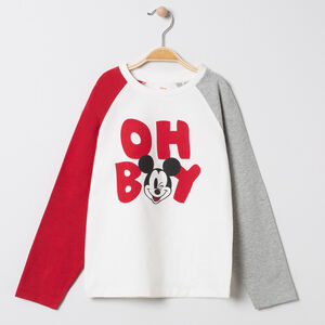 T-shirt manches longues print Mickey Disney 