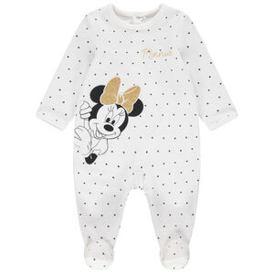 Pijama de terciopelo con launres all over y estampado de Minnie Disney 