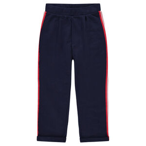Júnior - Pantalón de chándal con bandas aplicadas en los laterales  Main Júnior - Pantalón de chándal con bandas aplicadas en los laterales