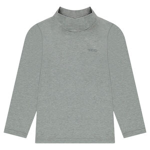 Júnior - Camiseta interior de punto de cuello alto 
