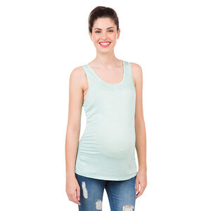 Camiseta de embarazo de slub liso 