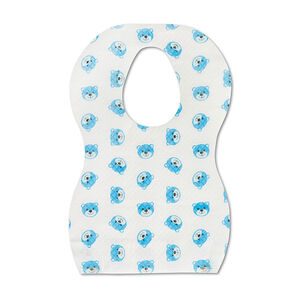 Lot de 10 baberos desechables con estampado oso 