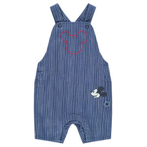 Peto de rayas finas verticales y estampado de Mickey ©Disney 