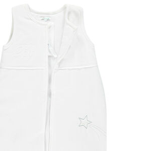 Saquito para dormir sin mangas de tejido de punto con bordado 