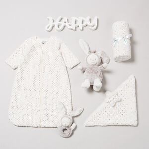 "HAPPY" de madera pintada 